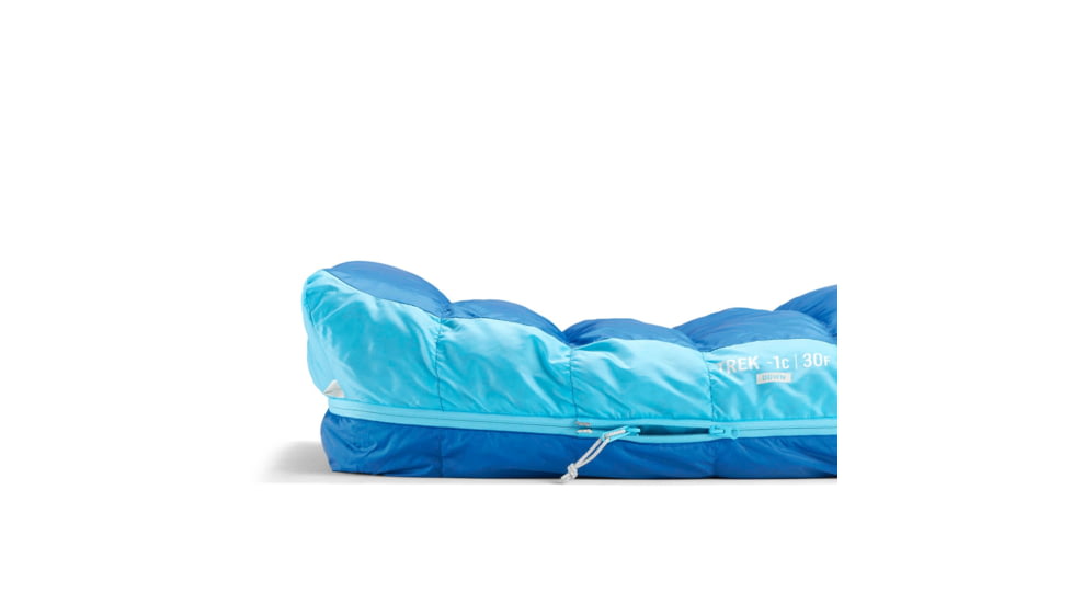 Sea to Summit Trek Down 0F/-18C Sleeping Bag, Long, Snorkel Blue, Long, S1044