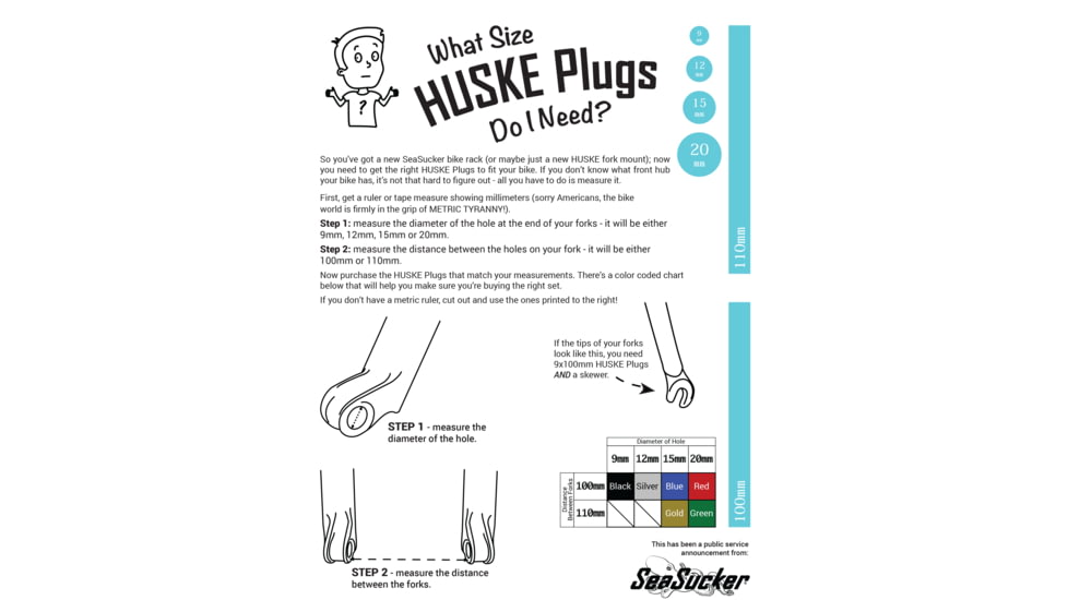 What Size HUSKE Plugs Do I Need