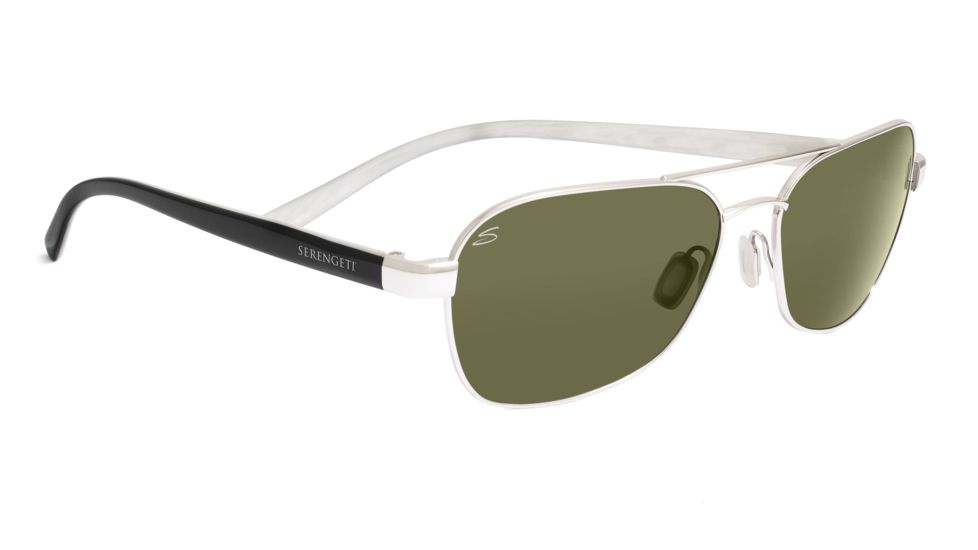 Serengeti Volterra Sunglasses - Shiny Copper Stripe Frame, Drivers Polarized Lenses 7590