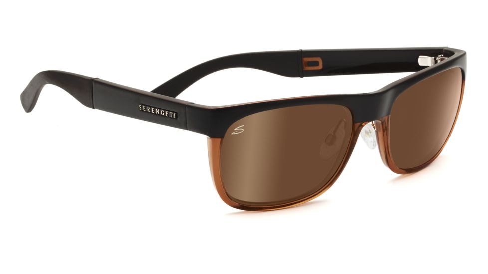 Serengeti Levanto Sunglasses - Satin Racing Green Frame, 555nm Polarized Lenses 7589