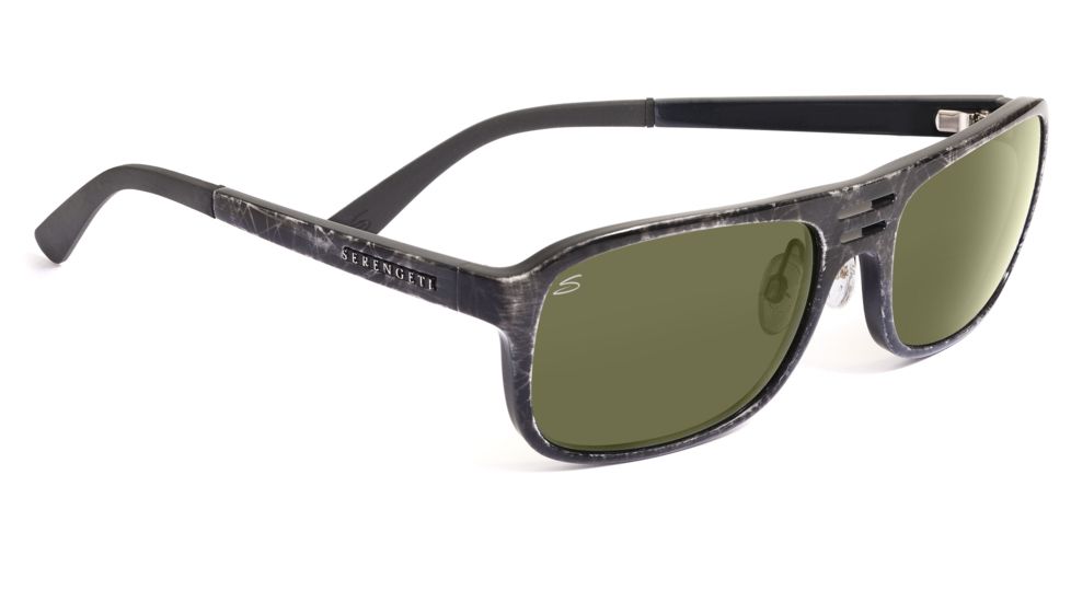 Serengeti Bella Sunglasses - Satin Shiny Champagne Frame, Drivers Gold Polarized Lenses 7631