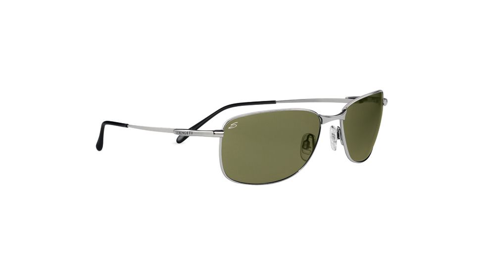 Serengeti Agata Progressive Rx Sunglasses Shiny Silver Frame 7582