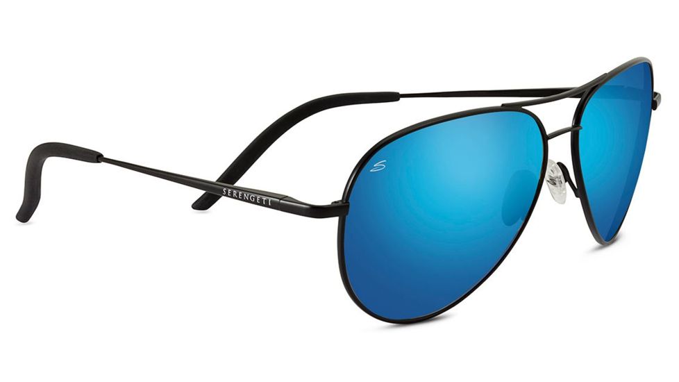 Serengeti Carrara Progressive Prescription Sunglasses, Satin Black Frame 8295PR