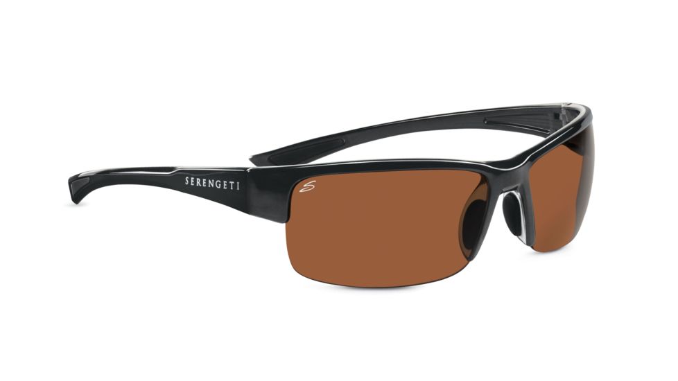 Serengeti Nico Sunglasses - Dark Tortoise Frame, Drivers Polarized Lenses 7644