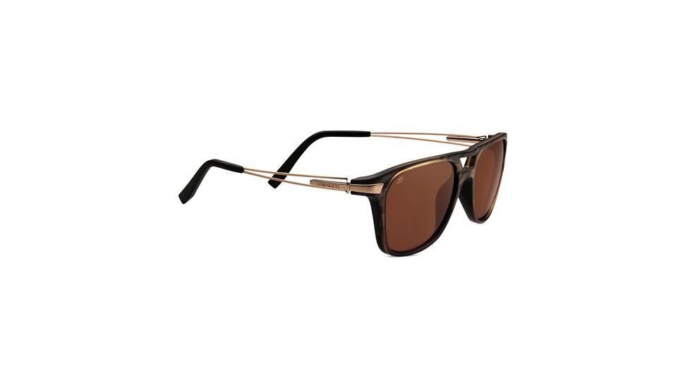 Serengeti Empoli Sunglasses, Brown Frost Fade 7763PR