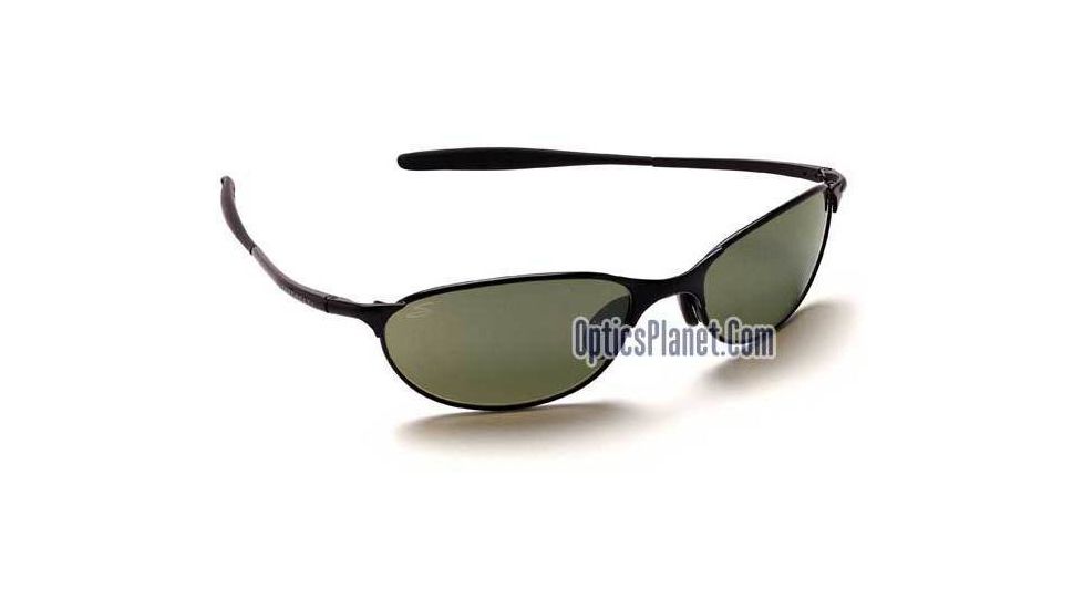 Serengeti Imola Sport Metals Sunglasses, Shiny Black Frame/555nm Lens - GG6830