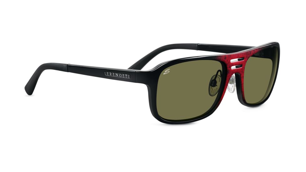 Serengeti Strato Sunglasses - Satin Silver Frame, Polar PhD 555nm Lenses 7684
