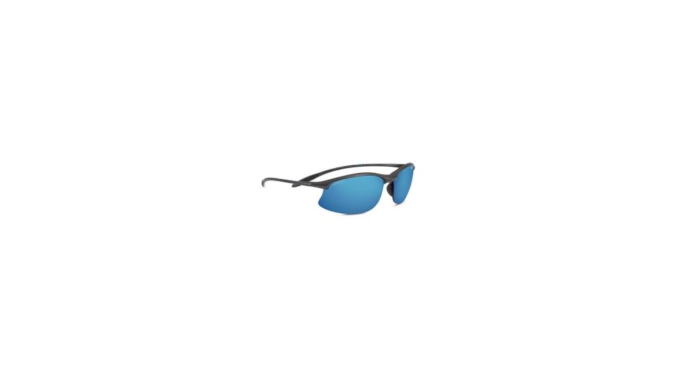 Serengeti Maestrale, PhD Ppolarized 555nm Blue, Oval, Unisex, Satin Dark Gun, Medium/ Large 8477