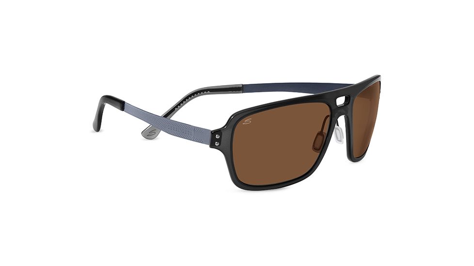 Serengeti Nunzio Progressive Prescription Sunglasses, Crystal Dark Charcoal Frame, 7906PR