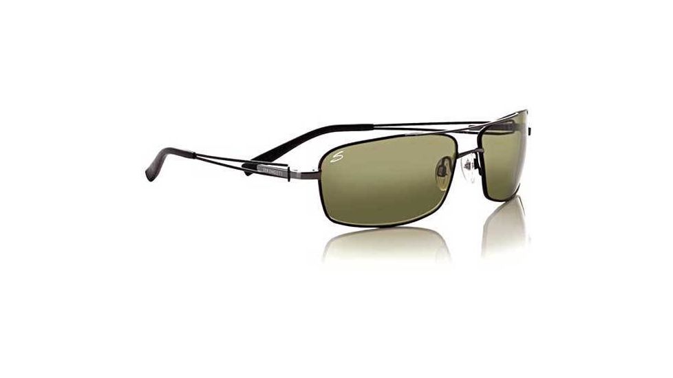 Serengeti Rx Dante Sunglasses Shiny Gun Frame