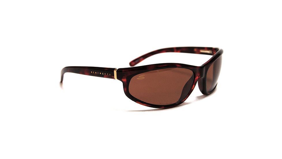 Serengeti Turro Sunglasses, Tortoise Frame Drivers Polarized Lens - 6809