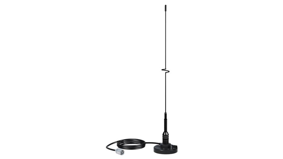 Shakespeare VHF 19" 5218 Black SS Whip Antenna - Magnetic Mount 29063