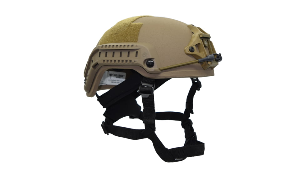 Shellback Tactical Level IIIA Spec Ops ACH High Cut Ballistic Helmet, Coyote, Extra Large, SBT-SO501HC-CT-XL