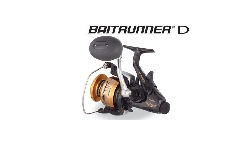 Shimano Baitrunner 6000D Spinning Reel, 4.8:1, 3+1, Ambidextrous, BTR6000D