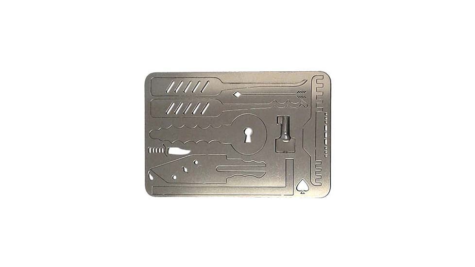Shomer-Tec Breakout Card, 3.35in x 2.1in x 0.27in, Stainless Construction, BOC
