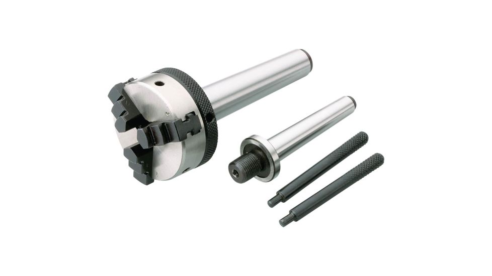 Shop Fox Mini Lathe Chuck with Arbors D4103
