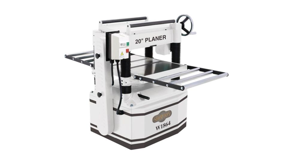 Shop Fox Planer with 4-Knife Cutterhead, 5 HP Motor, 20in W1864