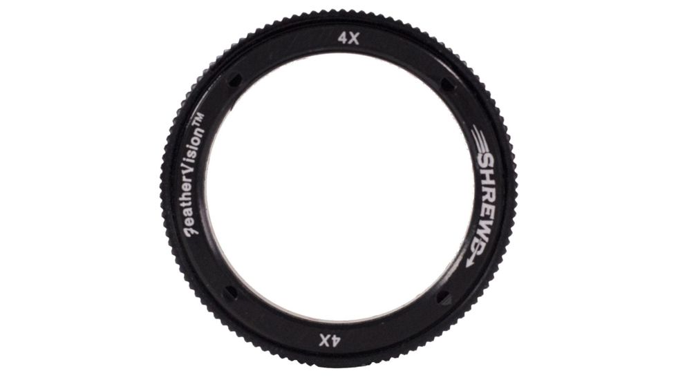 Shrewd 4x Lens w/ Housing Verde Vitri 35mm/42mm, Black, SMLH4X