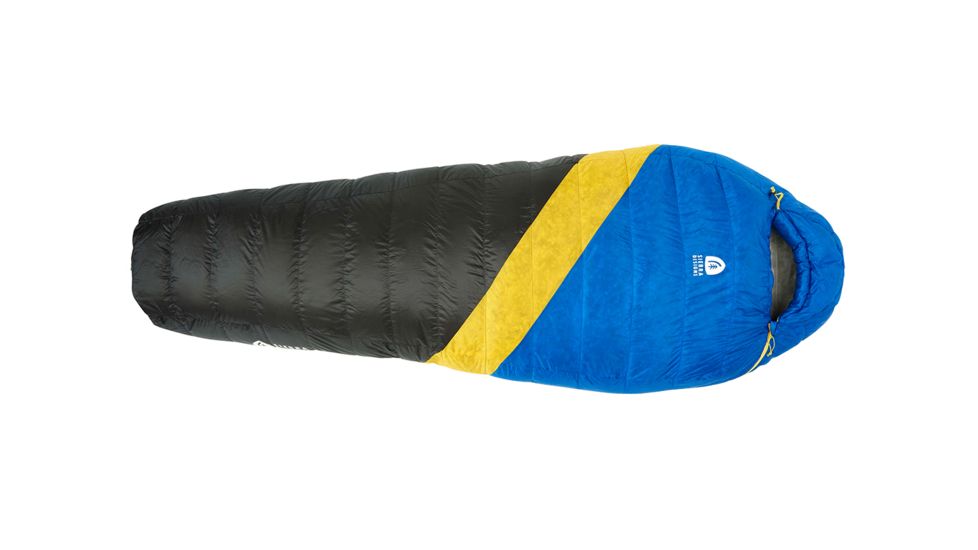 Sierra Designs Nitro UL 35 Sleeping Bag 800 Dridown-Blue/Yellow/Peat-Long