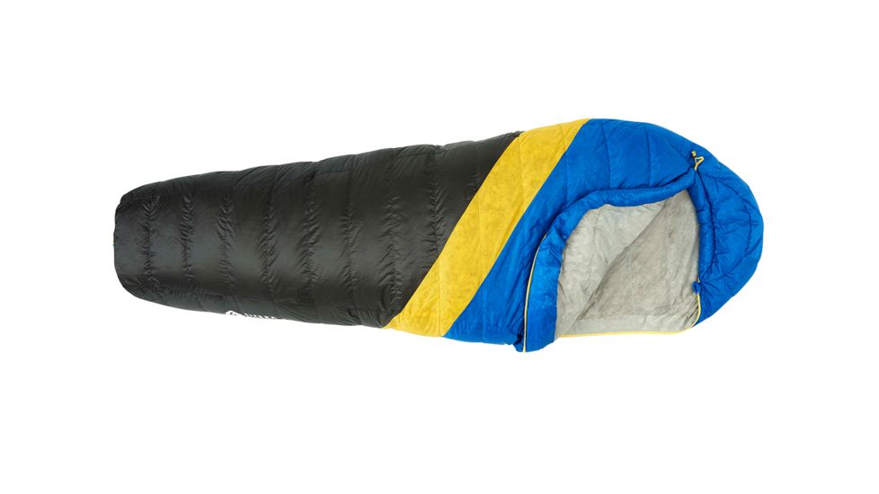 Sierra Designs Nitro UL 35 Sleeping Bag 800 Dridown-Blue/Yellow/Peat-Long