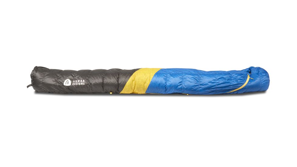 Sierra Designs Nitro UL 35 Sleeping Bag 800 Dridown-Blue/Yellow/Peat-Long