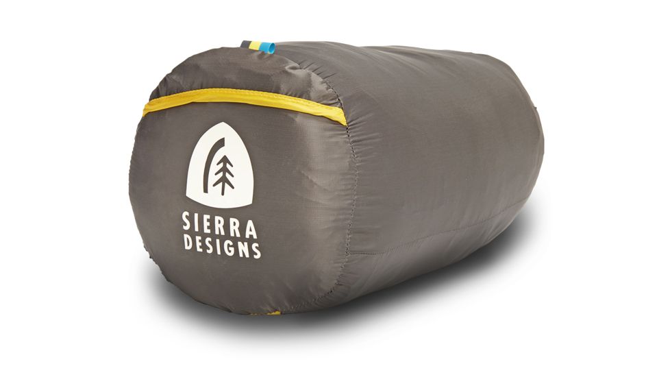 Sierra Designs Nitro UL 35 Sleeping Bag 800 Dridown-Blue/Yellow/Peat-Long