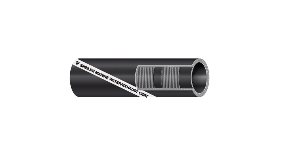 Sierra International Shields Marine Exhaust/Water Hose, No Wire 1in x 6 1/4in, 116-200-1001