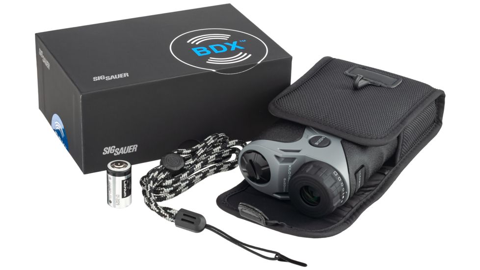 OP Exclusive - SIG SAUER OPMOD KILO1400BDX Laser Rangefinder, 6x20mm, Wolf Gray/Black, SOK14602