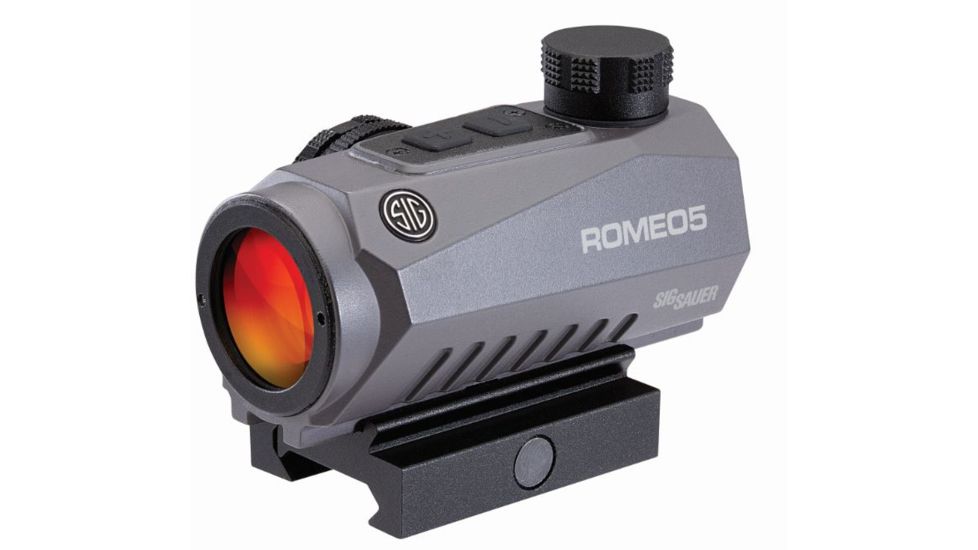 Sig Sauer Romeo 5 Red Dot Sight, 1x20mm 4 MOA Dot Reticle, M1913 Black Finish, SOR51002
