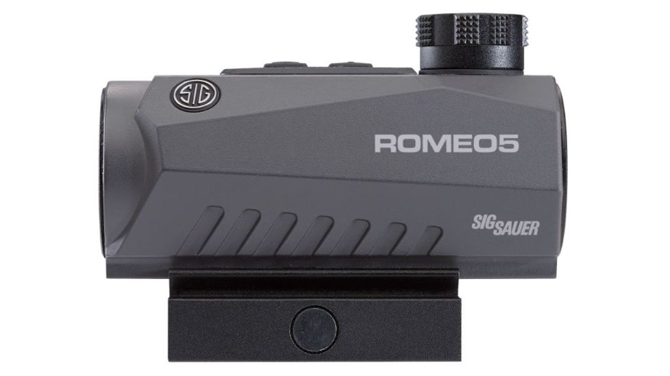 Sig Sauer Romeo 5 Red Dot Sight, 1x20mm 4 MOA Dot Reticle, M1913 Black Finish, SOR51002