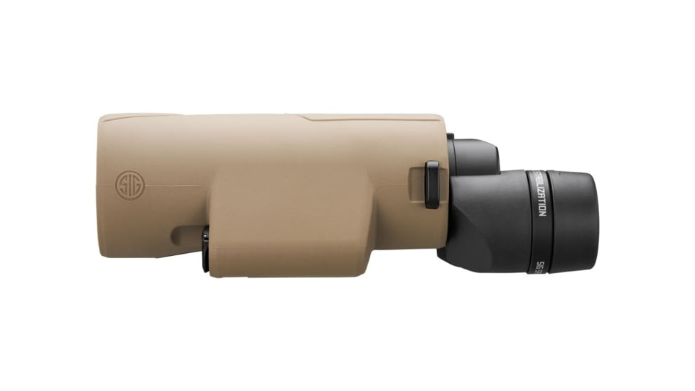 SIG SAUER ZULU6-HDX 14x50mm Schmidt-Pechan Prism PRO Image Stabilized Binocular, FDE, SOZ6WP1450