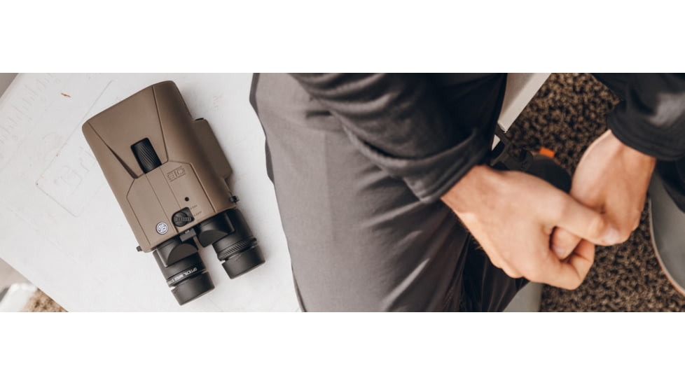 SIG SAUER ZULU6-HDX 14x50mm Schmidt-Pechan Prism PRO Image Stabilized Binocular, FDE, SOZ6WP1450