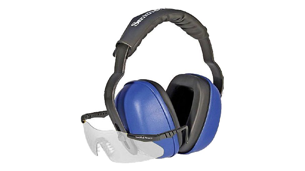 Silencio Glasses w/Black Frame/Clear Lenses/Earmuffs 3014955