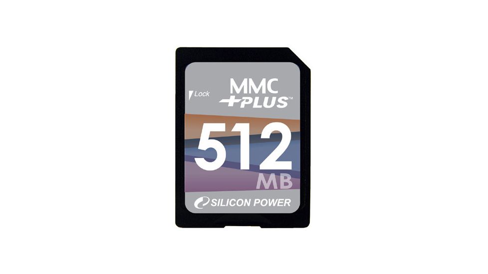 Silicon Power MMC Plus Card 4.0 512MB Memory Card SP512MBMMP100V10