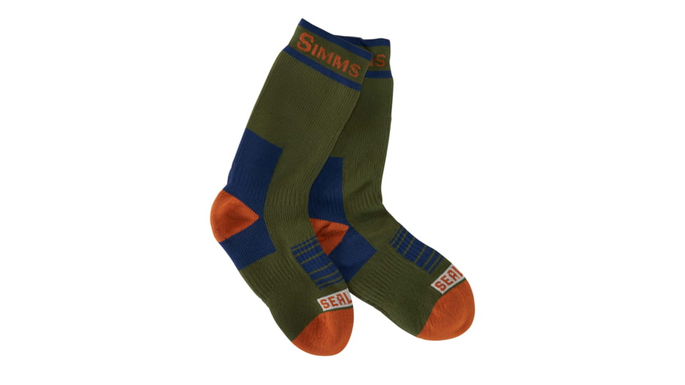 Simmsfishing Simms x Sealskinz Rangeley Merino Waterproof Sock - Mid, 14550-302-30