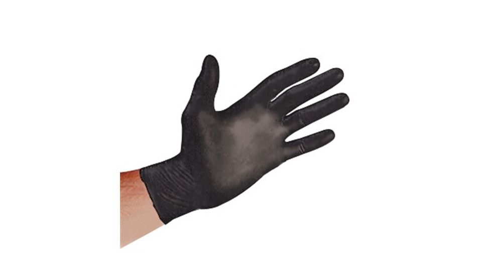 Sirchie - Black Nitrile Powder-free ONYX gloves, XL, 100ea.
