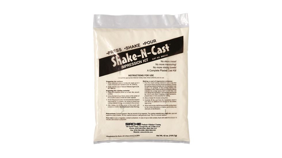 Sirchie - Shake-N-Castâ„¢ Impression Casting Kit