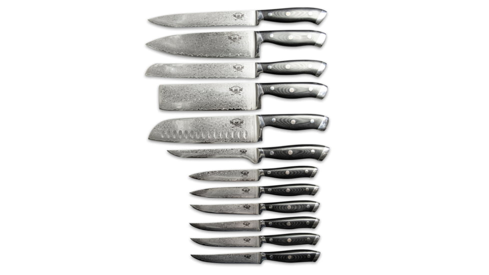 Skallywag Tactical Kitchen Knife Set - Back in Black, 850077675539