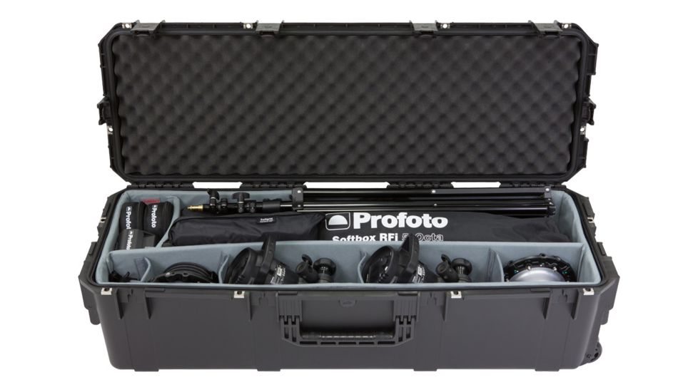 SKB Cases iSeries Case with Think Tank Designed Dividers, Black, 40.5in x 12in x 10.5in 3i-4213-12DT