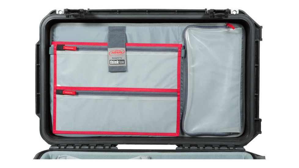 SKB Cases iSeries Lid Organizer Designed by Think Tank, Black, 22in x 12.6in x 1in 3I-LO2213-TT