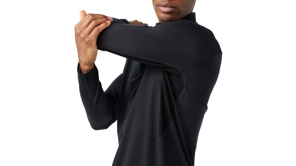 Smartwool Active 1/4 Zip Top - Mens, Black, Extra Large, SW00273400110XL000