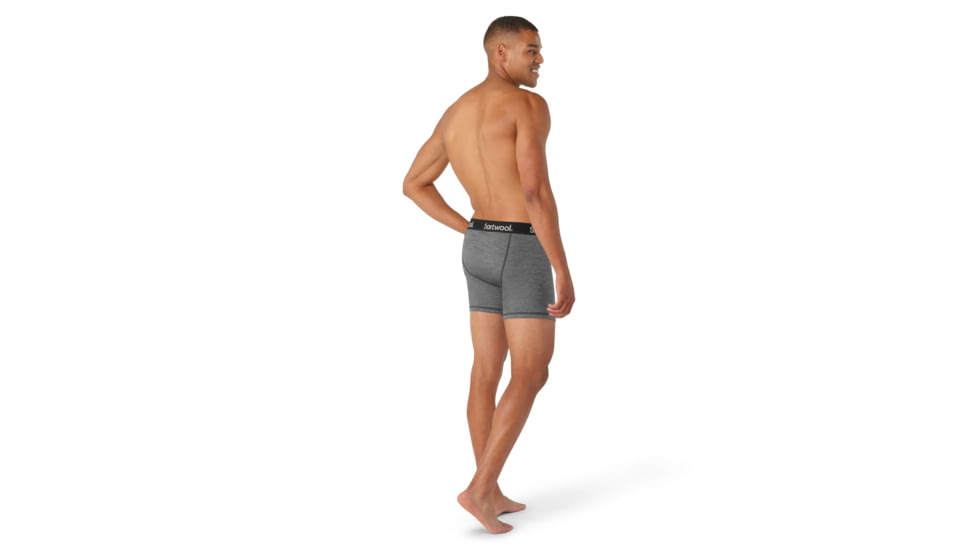 Smartwool Active Boxer Brief Boxed - Mens, Medium Gray Heather, 2XL, SW0169960841XXL000
