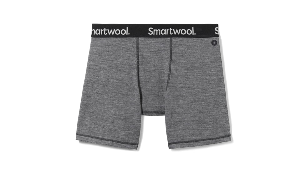 Smartwool Active Boxer Brief Boxed - Mens, Medium Gray Heather, 2XL, SW0169960841XXL000