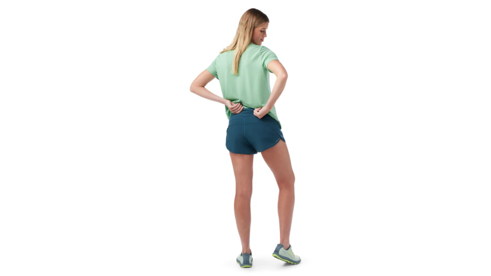 Smartwool Active Lined 3 in Short - Womens, Twilight Blue, Extra Large, SW002769G7410XL000