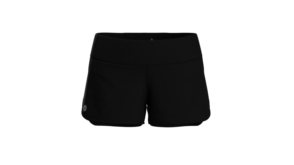 Smartwool Active Lined Short - Womens, Black, Extra Large, SW0166040011-001 BLACK-XL
