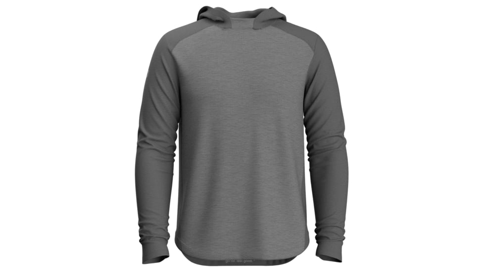 Smartwool Active Mesh Hoodie - Mens, Gray Heather, 2XL, SW0022955451XXL