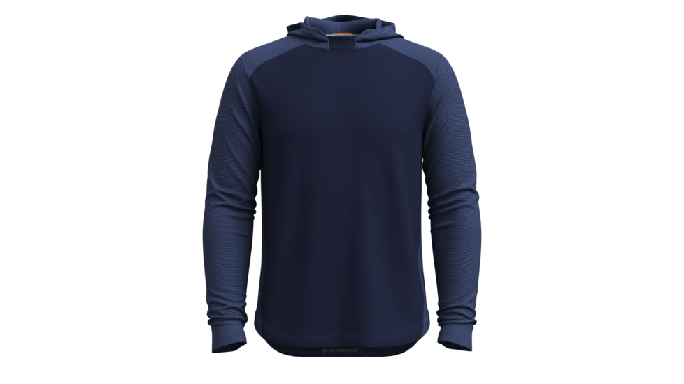 Smartwool Active Mesh Hoodie - Mens, Nightfall Blue/Deep Navy, 2XL, SW002295P621XXL000