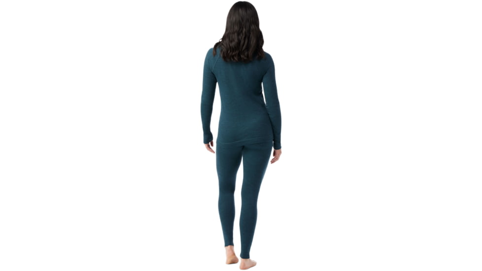 Smartwool Classic Thermal Merino Base Layer 1/4 Zip - Womens, Twilight Blue Heather, Extra Small, SW002828G7510XS000