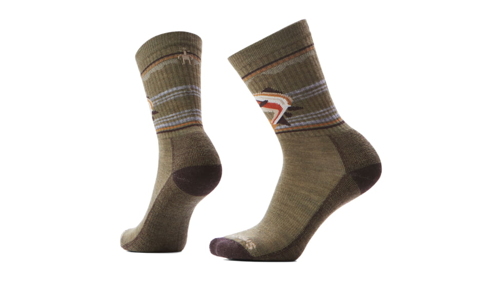 Smartwool Everyday Hookset Crew Socks, Winter Moss, Small, SW002506K18100S000