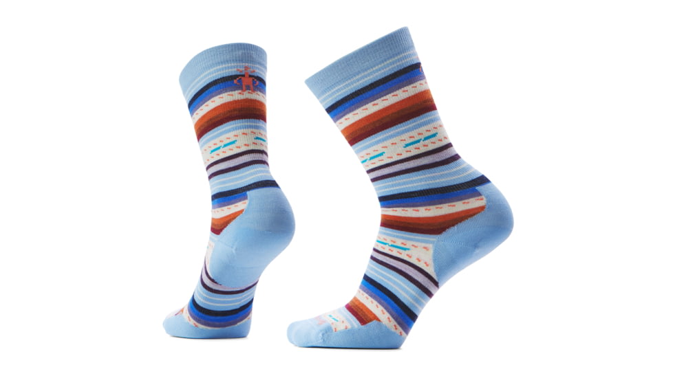 Smartwool Everyday Margarita Crew Socks - Womens, Serene Blue, Small, SW002091N75100S000